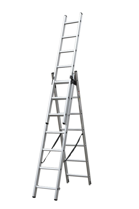 Aluminum Material 150kgs Max Load Extension Ladder