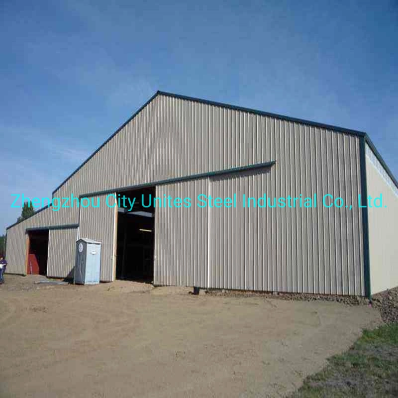 Hot DIP Galvanized Prefabricated Light Steel Structure Agriculture Farm