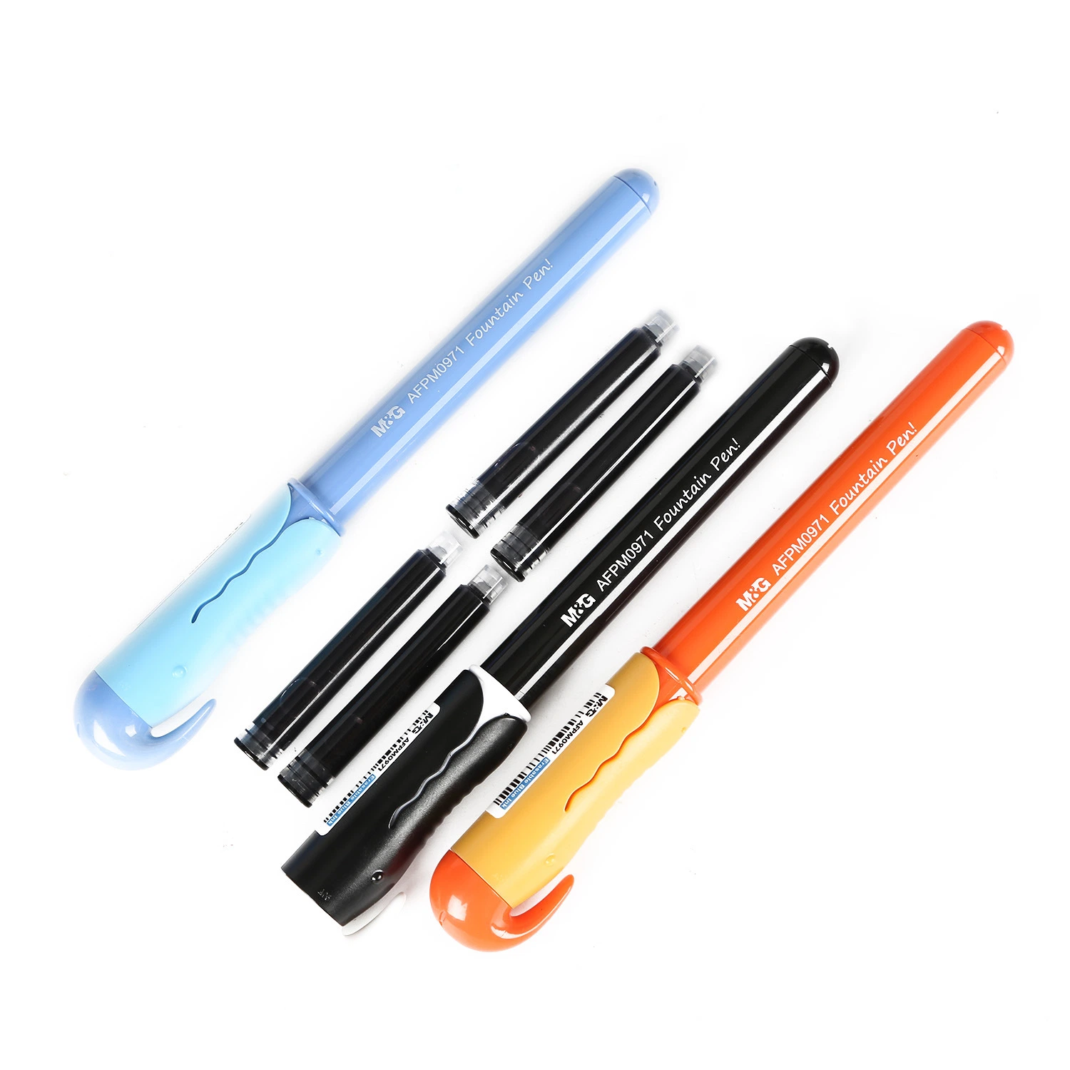 cadeau de promotion de la qualité de la fontaine en plastique coloré en forme de Mignon stylo avec l'encre rechargeables