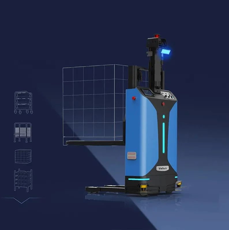 High Accuracy Automation Charging Bettary Forklift for Industrial Moving