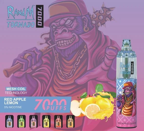 Comercio al por mayor e-cigarrillo desechable Vape Randm Tornado 7000 inhalaciones