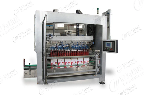 Automatic Case Packer Horizontal and Vertical Carton Bagged Meat Free Fall Packing Machine