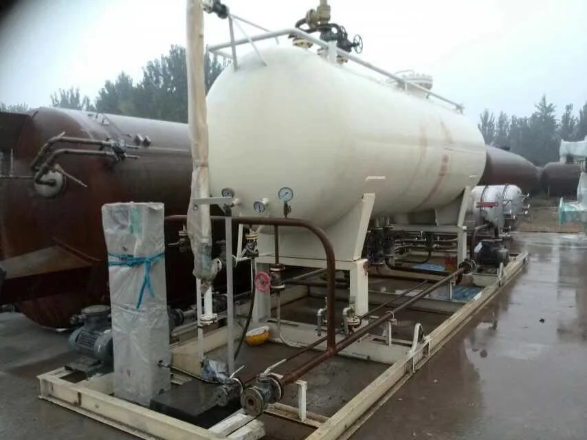 40, 000L 20tons 40m3 Skid-Mounted Propane Butane Storage Tanks for LPG Filling Stations