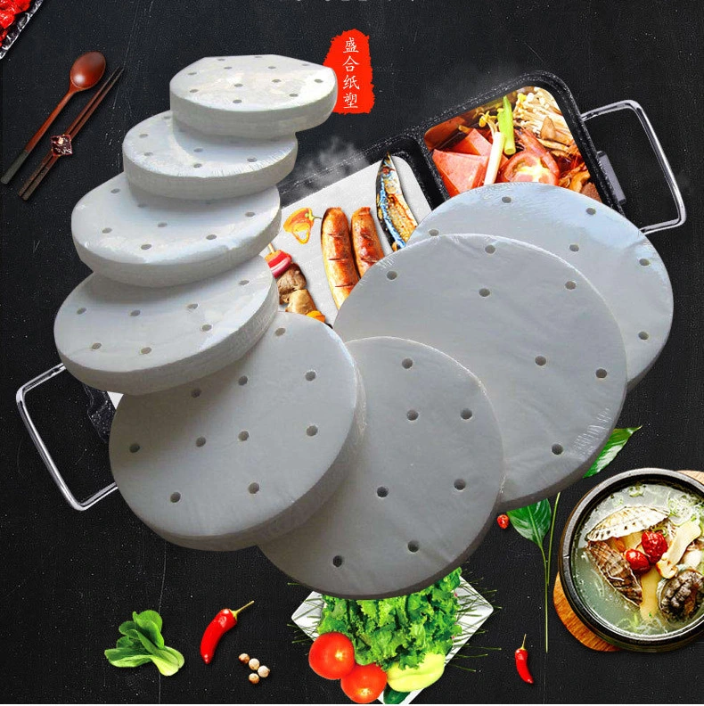 Cut Perforated Silicone Nonstick Parchment Paper for Steaming Liners/Baking Air Fryer Liners