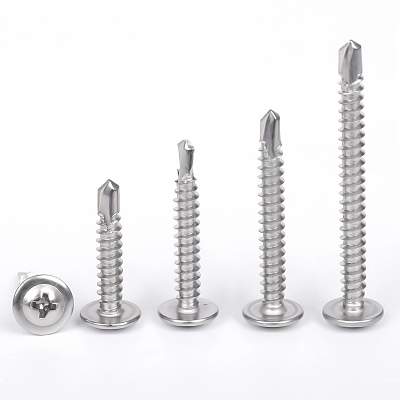 410 Stainless Steel Round Head Self-Drilling Screw Factory Price