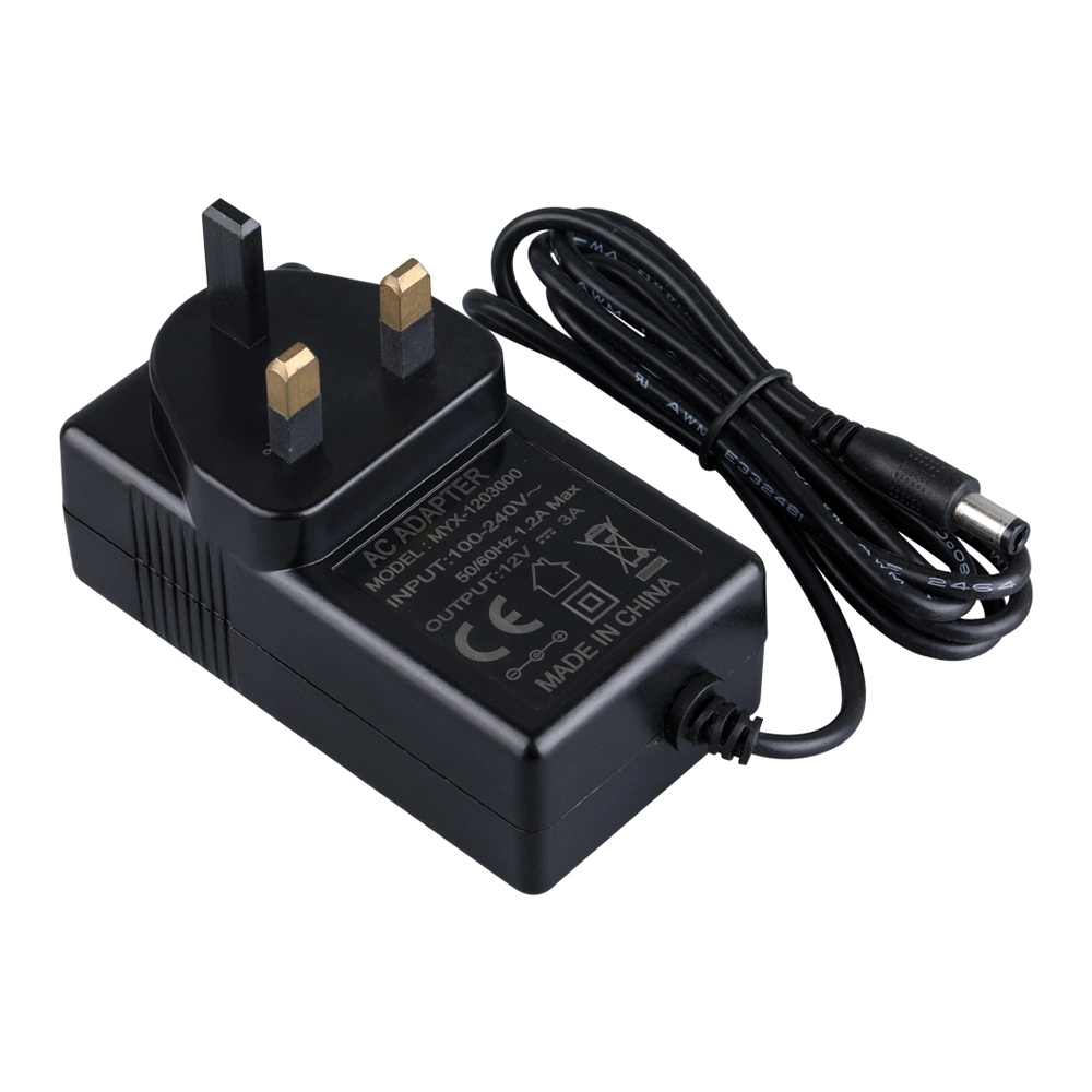 China 24V 1A 24W AC DC Power Adapter Power Adapter Supply for Routers LED Strips TV Box