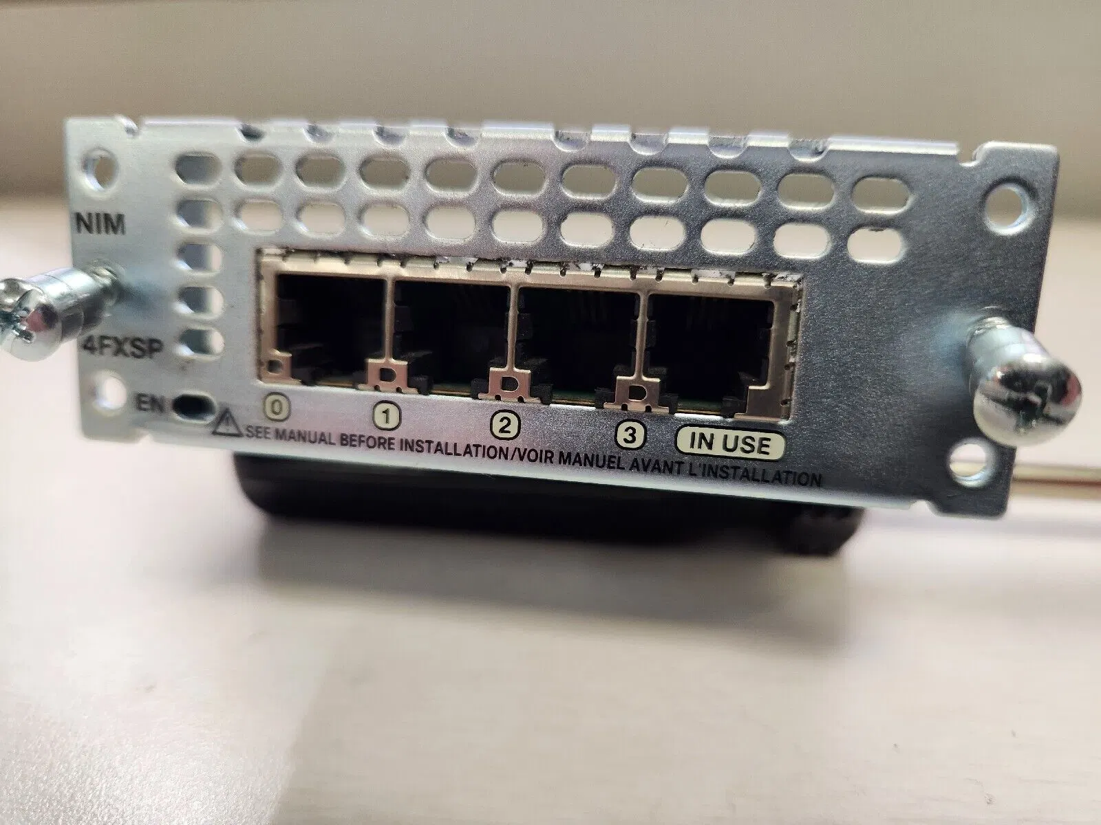 4-портовый модуль сетевого интерфейса Cisco Nim-4fxsp Новый