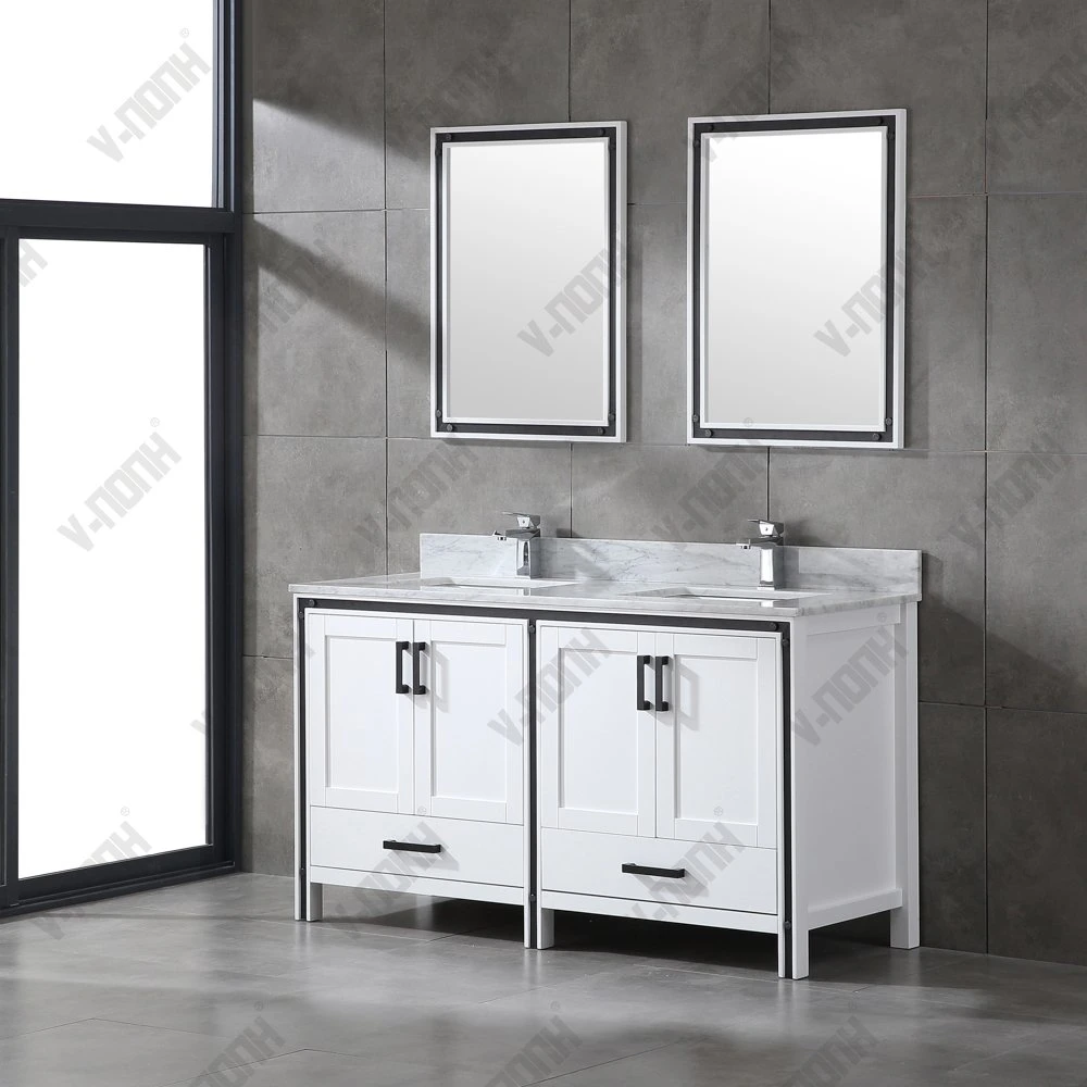 Luxury Hot Selling White Color Cabinet Bathroom Vanity Sets