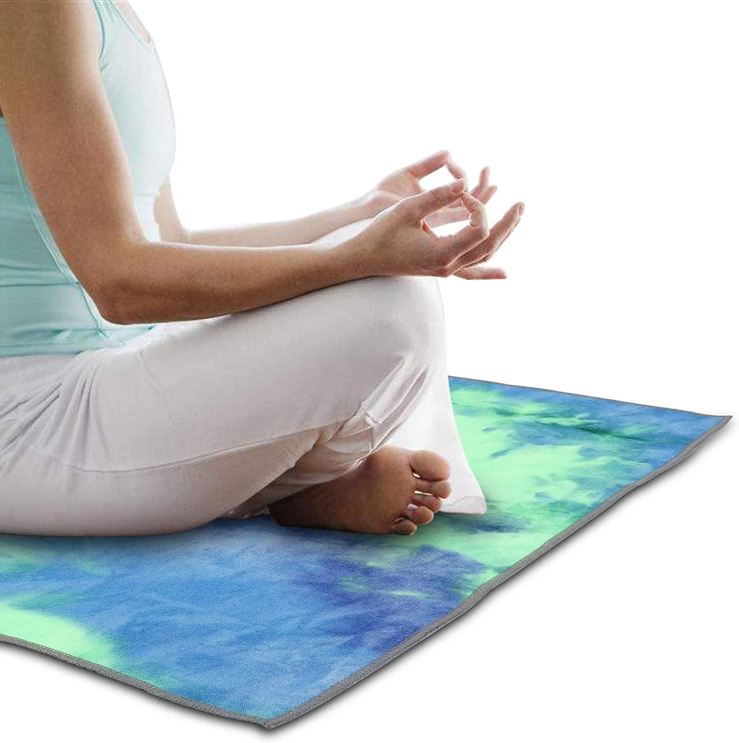 Colorful Home Gym Non-Slip Eco Friendly Yoga Towel for Mat