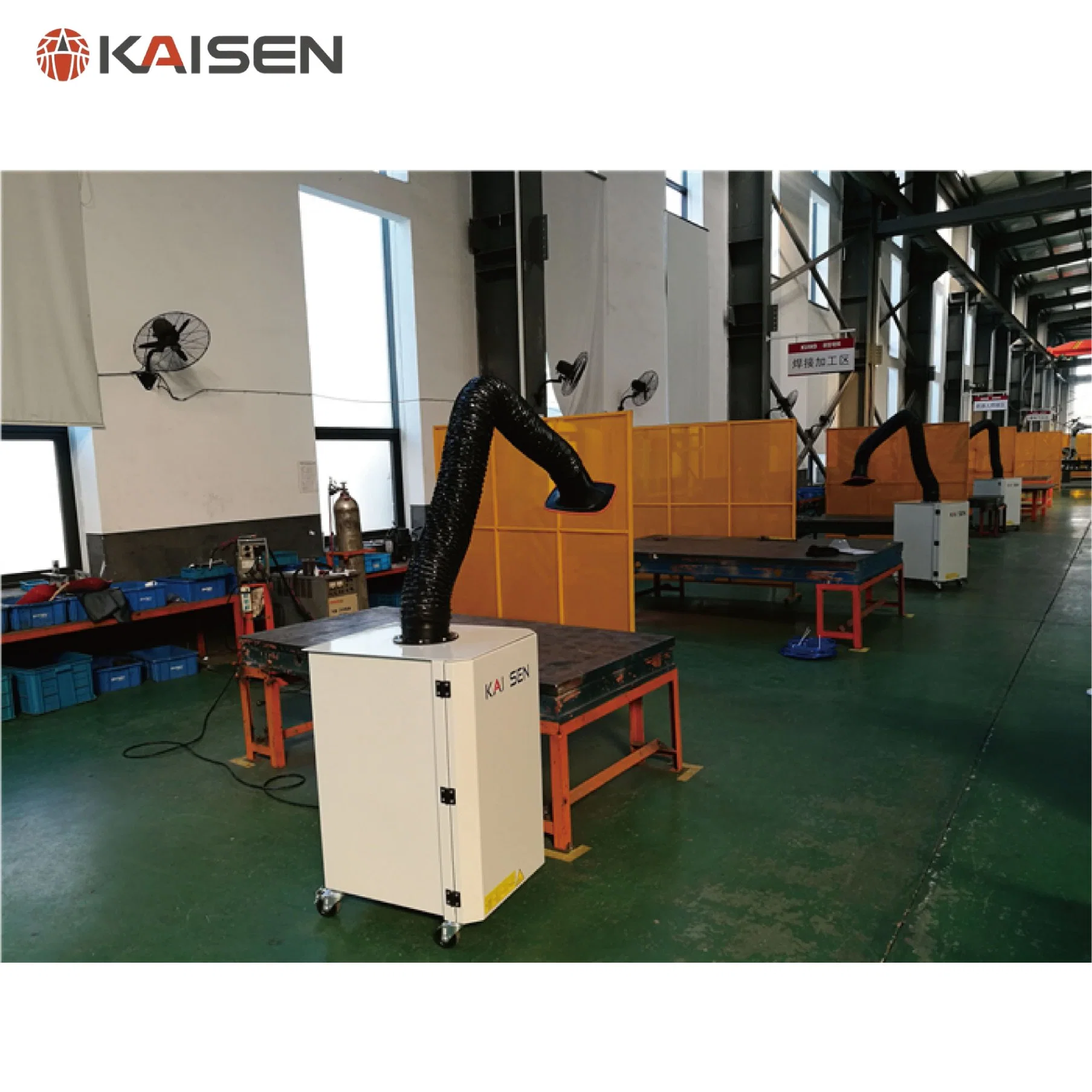 Kaisen Single Suction Arm Cost-Effective Fume Extractor for Welding, Grinding