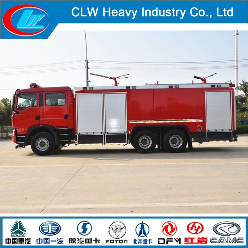 Sinotruck 10cbm Water Foam Fire Truck Rescue Pumper Fire Engine Fire Resuce Fighting Truck