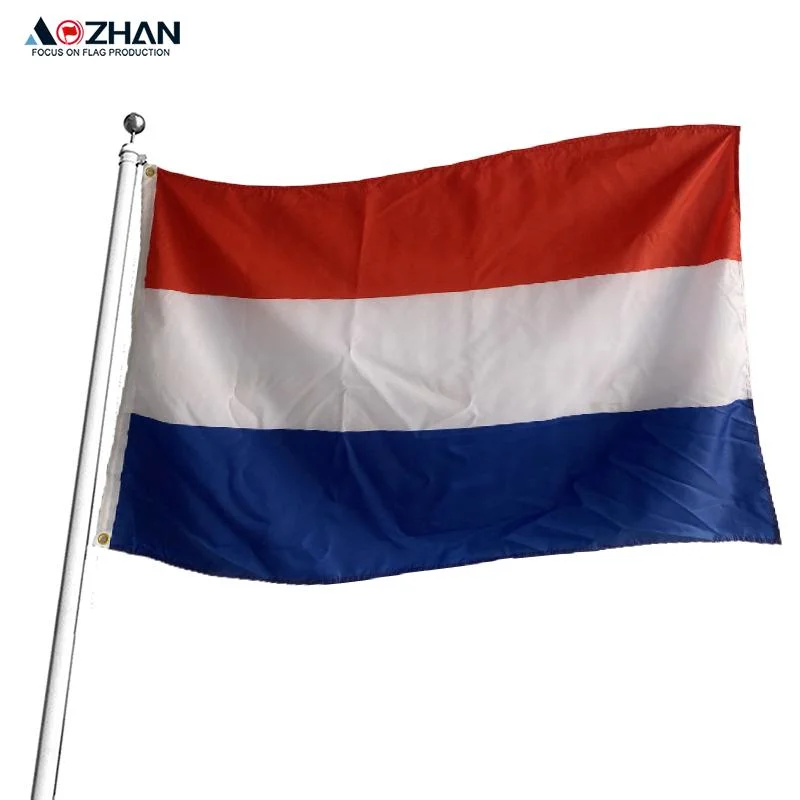 Comercio al por mayor de 90x150cm colgando de la nación de poliéster País Holanda Holanda bandera holandesa