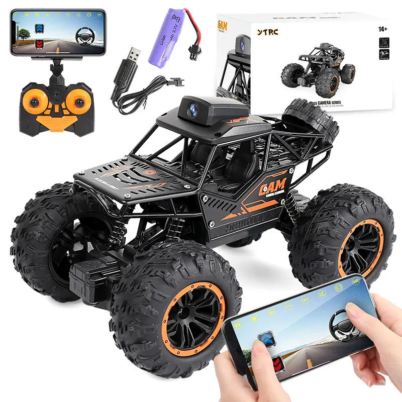 Off Road Car 1/18 High Speed Electric WiFi FPV Auto Kamera-Legierung Funksteuerung Spielzeug Fernbedienung Drift Klettern RC Auto