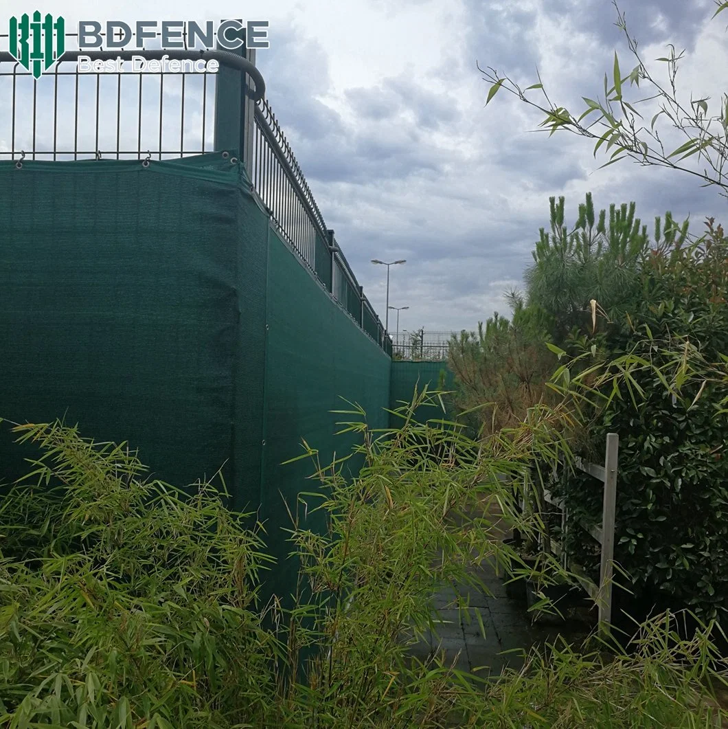 Galvanized 3D Curved Wire Panels for Garden Black Steel Mesh PVC Coated