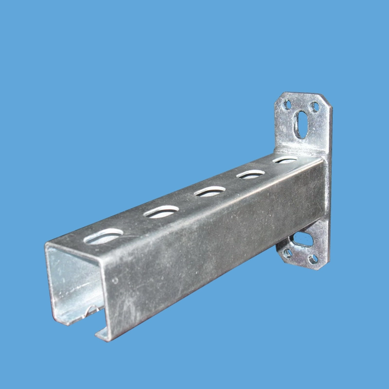 White Zinc-Plated C Profile Console with 32X20X2.5mm Channels