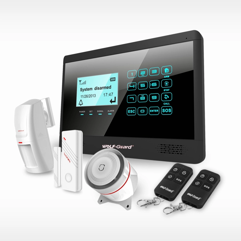 2022 Neues Tuya-Alarmsystem mit Türsensor-Bewegungssensor Fernbedienung GSM WiFi Alarm System Smart Home Security - GSM WiFi Security kaufen