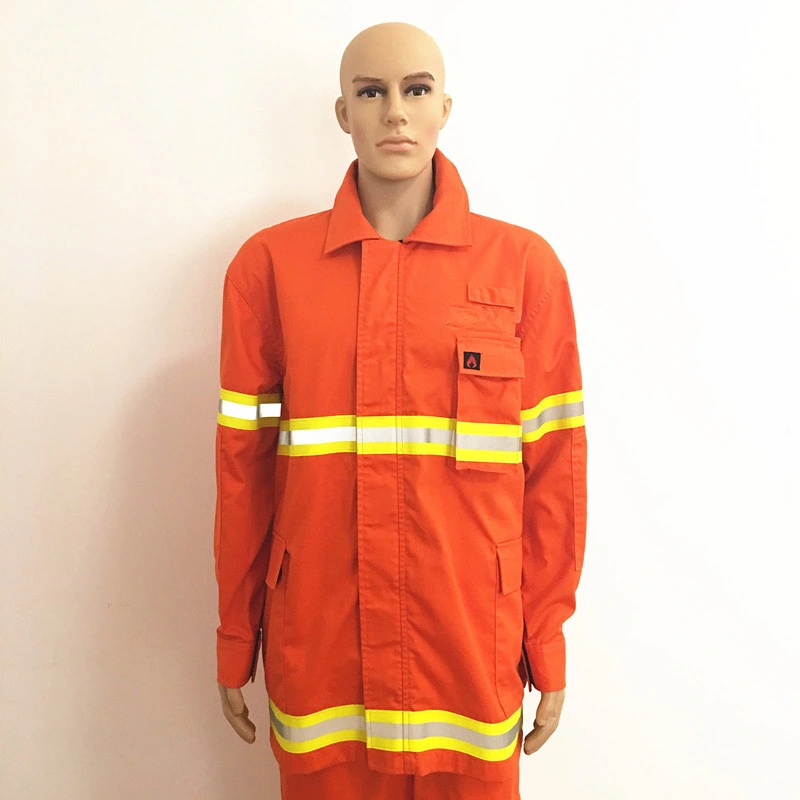 Cotton Reflective Tape Technician Safety Protection Uniform
