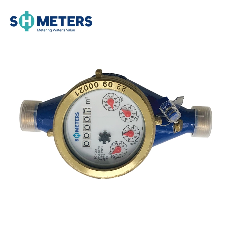 High quality/High cost performance  1/2inch~2inch Household Vane Wheel Dry Dial Multi Jet Water Meter