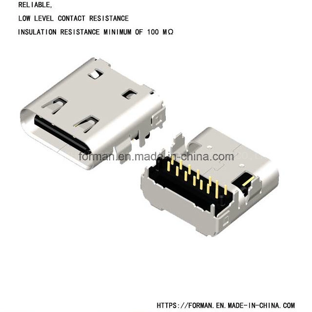 موصل مقبس من نوع USB C 14 سن للشاحن