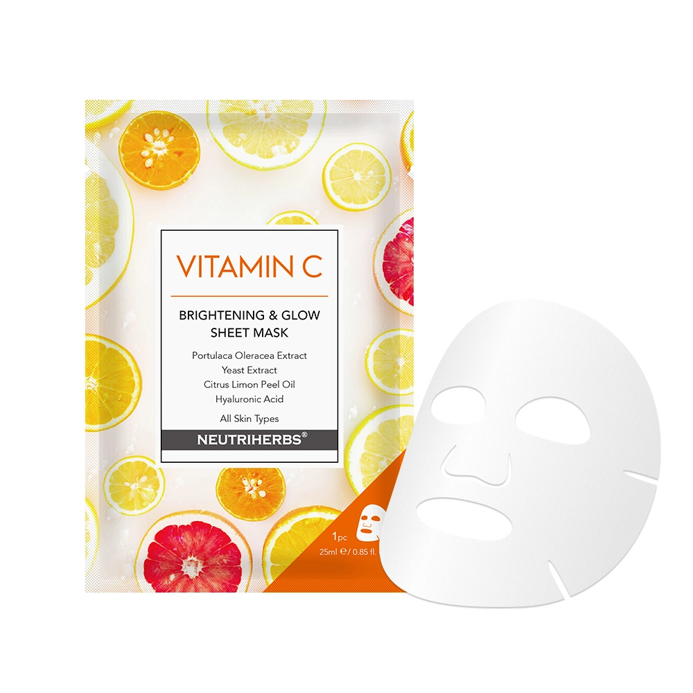 High quality/High cost performance Cosmetics Beauty for Wrinkles Vitamin C Face Silk Sheet Mask