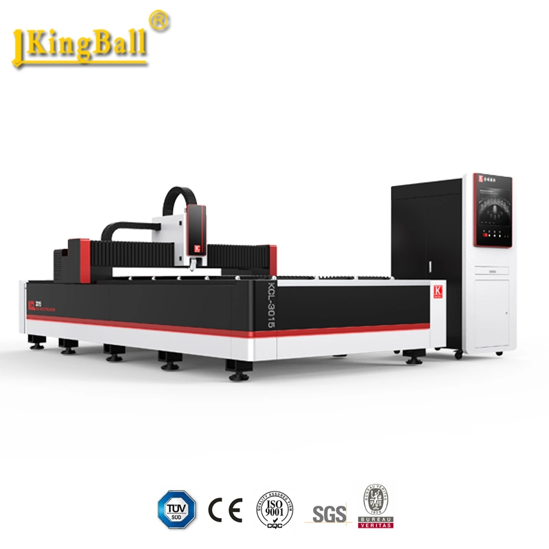 China Professional 1500W vendas de fábrica a chapa de aço máquina de corte de fibra a laser CNC a folha de metal do cortador a laser 3015