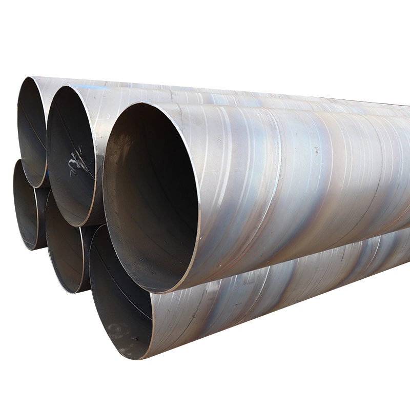 ASTM A36 A53 A106 LSAW SSAW Sawl ERW Large Diameter Sch 40 Carbon Steel Spiral Welded Tube Pipe Galvanized Helical Steel Pipe API5l Material