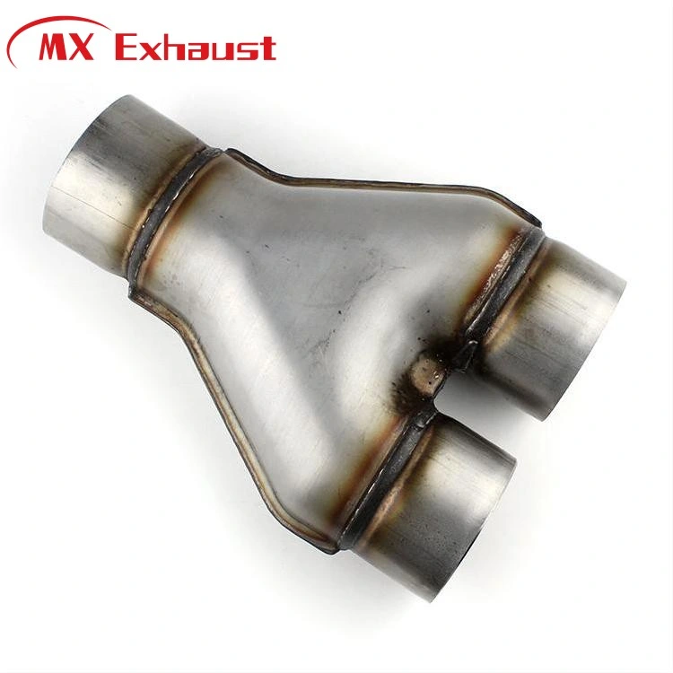 High Performance Car Exhaust Pipe Stainless Steel Exhaust Y Pipe Y Branch Pipe Fitting for Cars