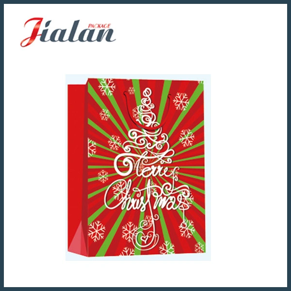 Promoção Feliz Natal Dom impresso em papel de embalagem de Saco de compras