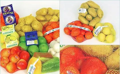 Bolsa de frutas y hortalizas, bolsa de malla, bolsa de embalaje