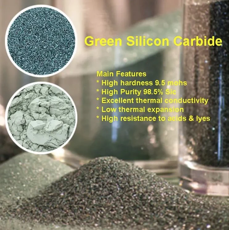 Green Silicon Carbide Grain Size Sand