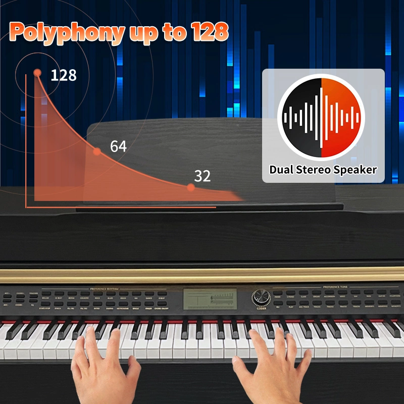 Piano teclado 88 teclas Música Piano Digital eléctrico Digital Proficisional