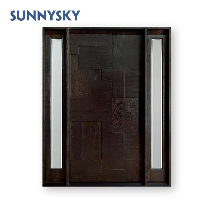 Wholesale Bathroom Modern Solid Wood Main Entrance Wooden Design Door