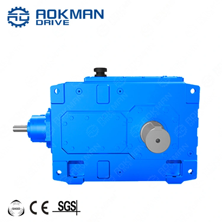 Right Angle B Series Industrial Gearbox with Solid Shaft