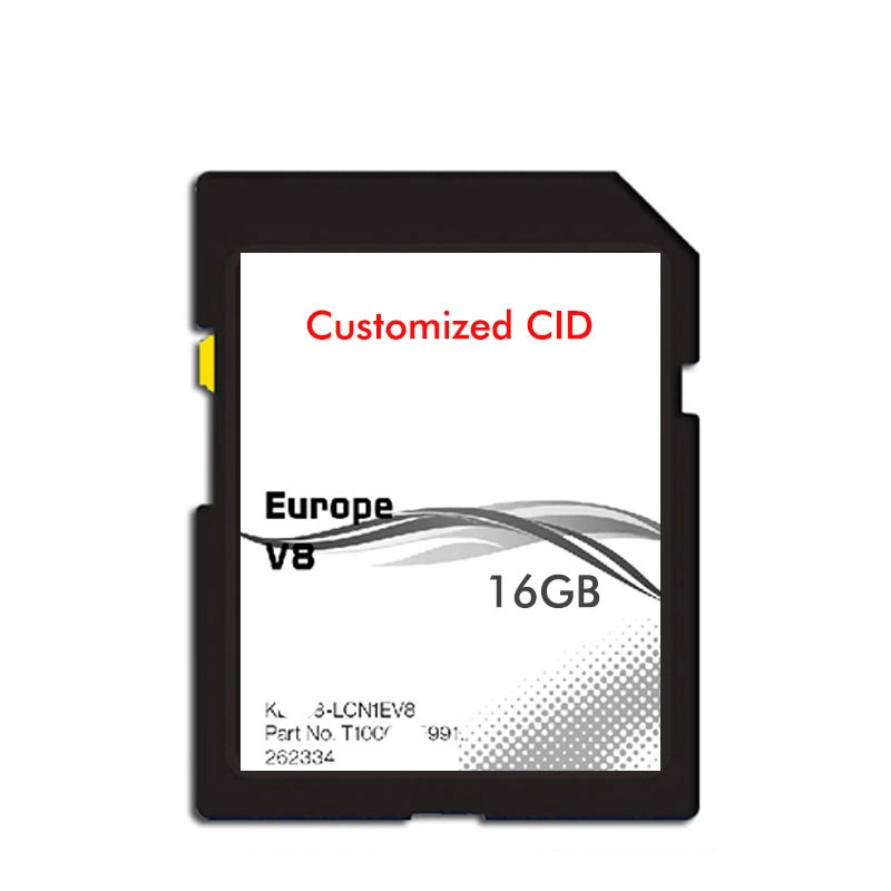 Mulberry OEM Change Cid Black Custom Cid SD Card Write/Clone Cid 16GB Memory Card for GPS