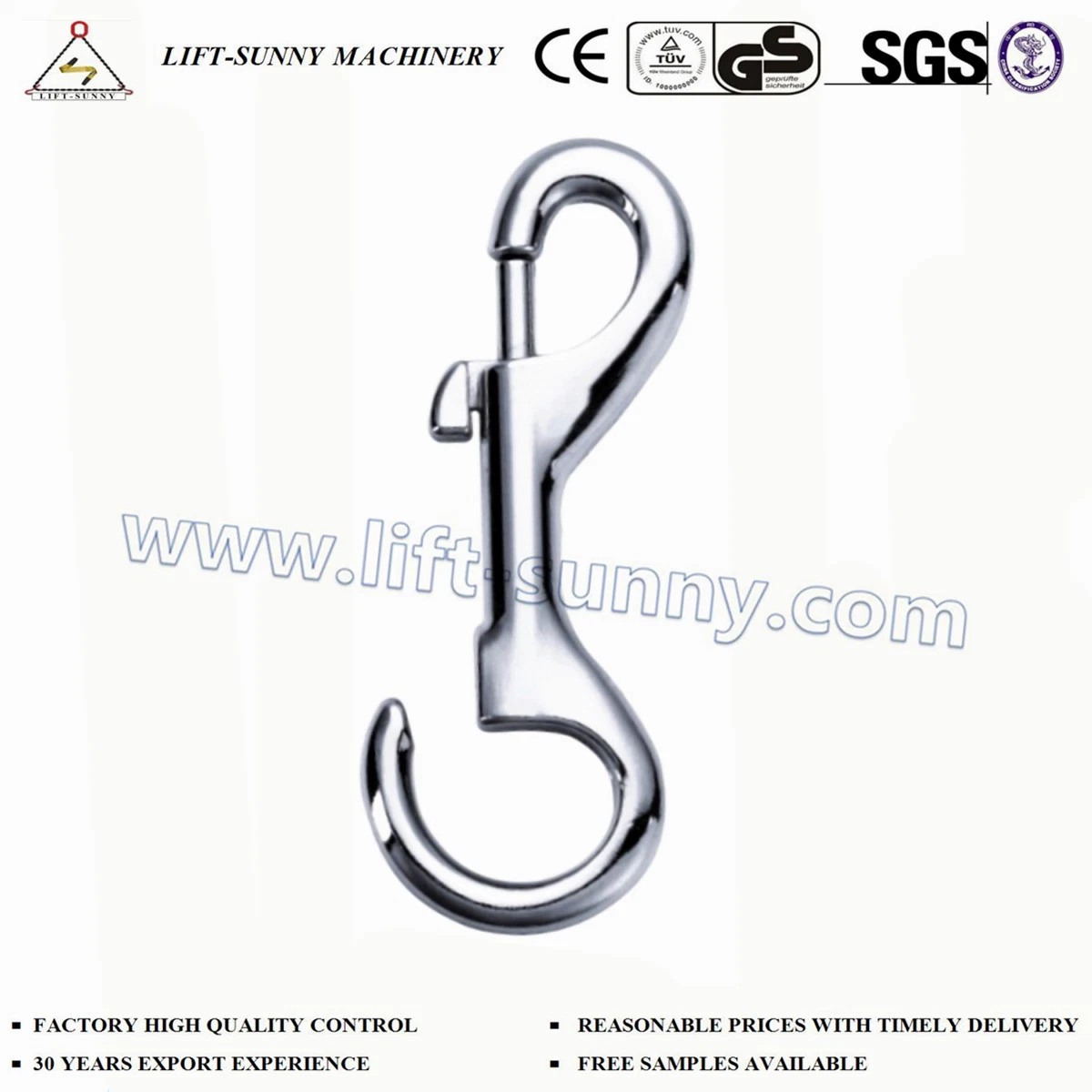 20mm*98mm Double Head Zinc Die Cast Swivel Snap Hook