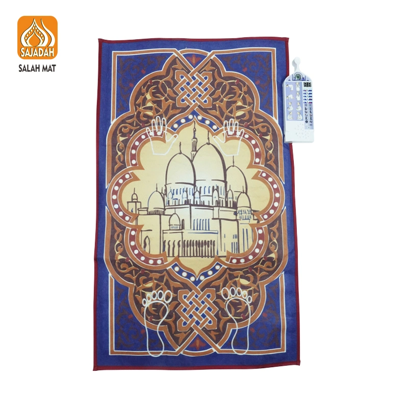 Tapis de prière électronique pliable interactif Hotly S315 pour enfants avec motif musulman.