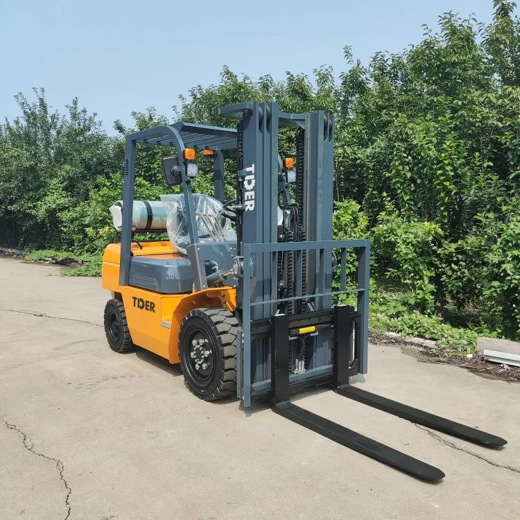 China New Tder Nude LPG Gasoline Gas Propane Forklift with Good Price