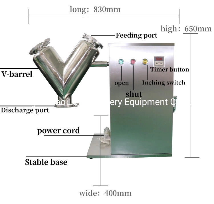 Experimental Laboratory Mixing Equipment of Small Dry Powder Mixer Machine