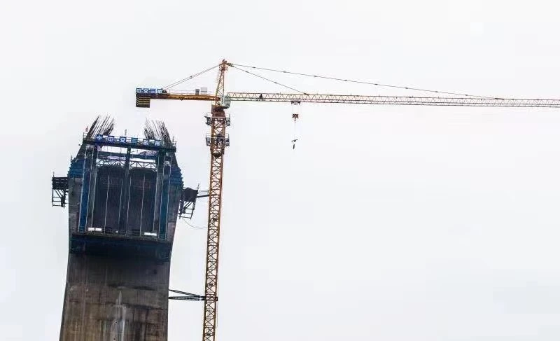 Maquinaria de Construcción moderna excelente robusto edificio Torre grúa elevación superior Equipo