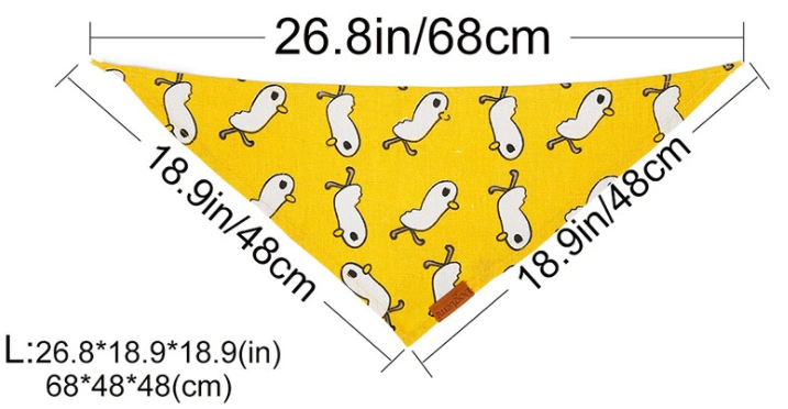 Bandanas mode Classic chien chat Bib PET