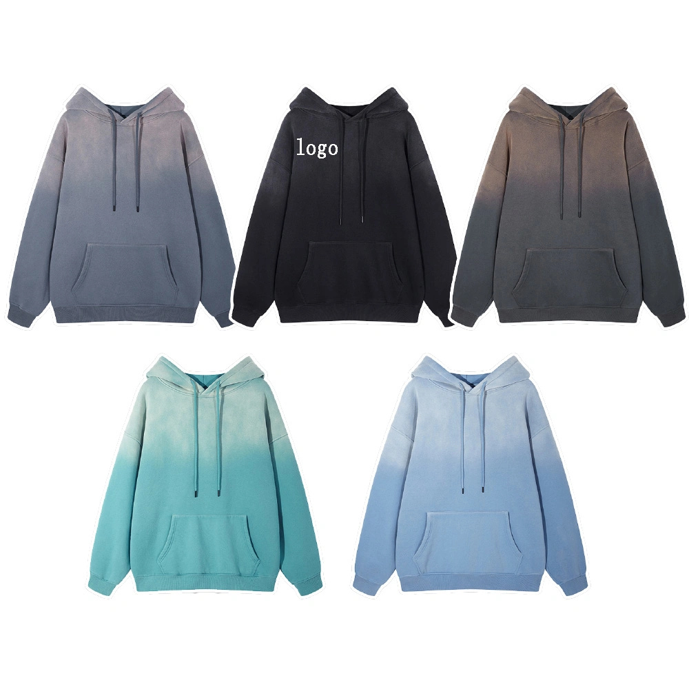 Sportbekleidung Mode Bekleidung Großhandel Bekleidung Neue Produkte Unisex Ombre Hoodies Bekleidung