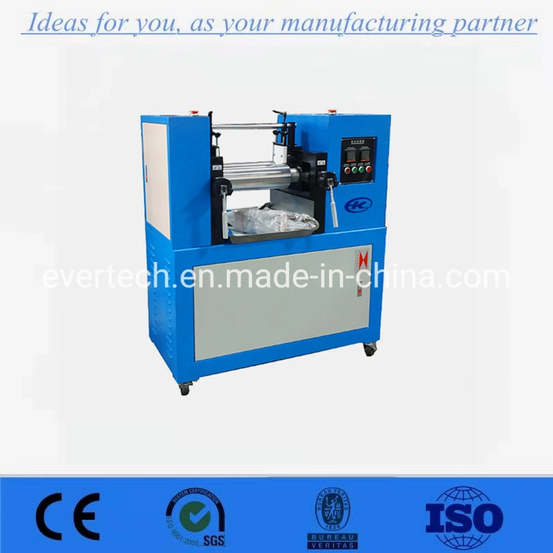 6inch Lab Rubber Two Roll Mill Open Rubber Mixing Machine