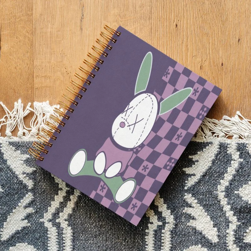 Custom Personalized Cartoon Spiral Binding Notebook A5 School Diary Book