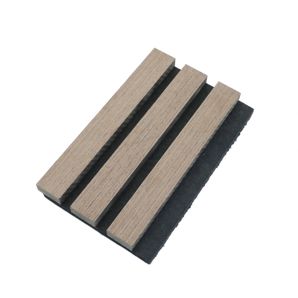 Wood Slatted Sound Insulation Laminated Wood Acoustic Wall Panel