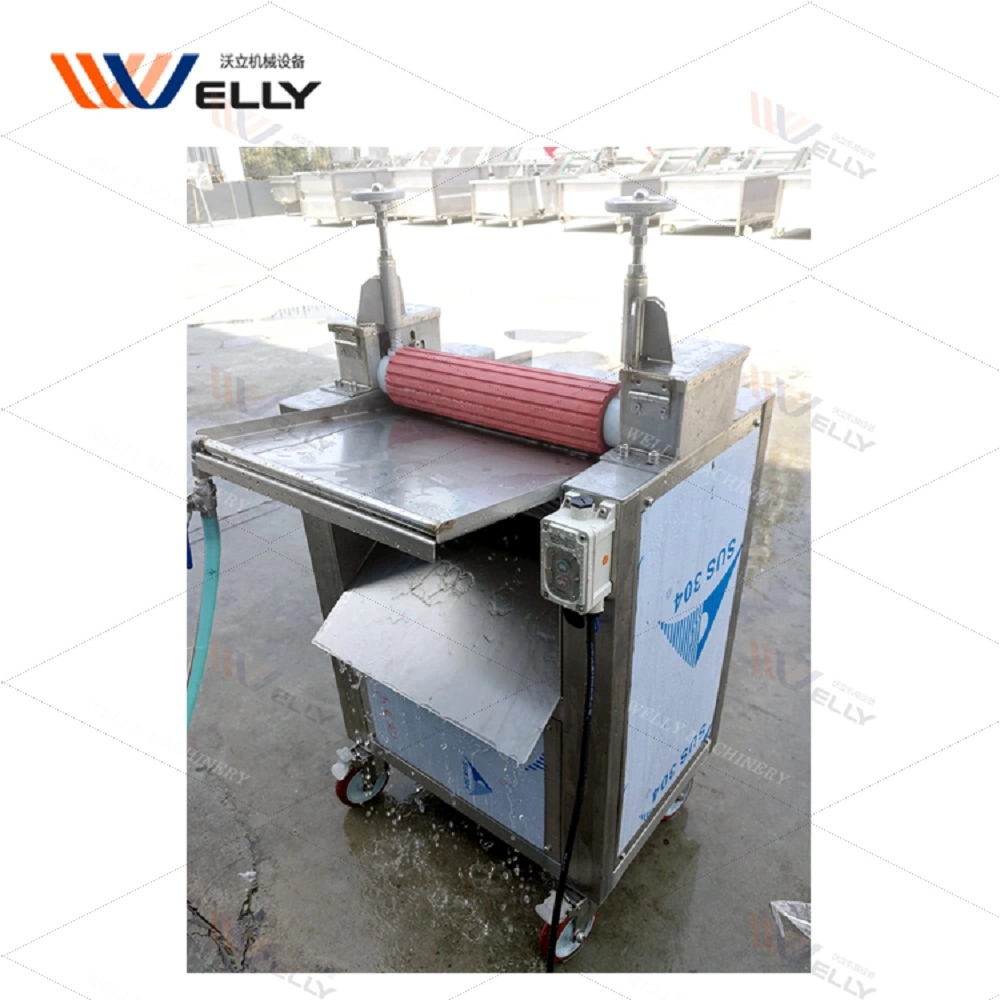 Chinese Stainless Steel Commercial Automatic Fish Skin Removing Peeler Peeling Skinning Machine for Fish