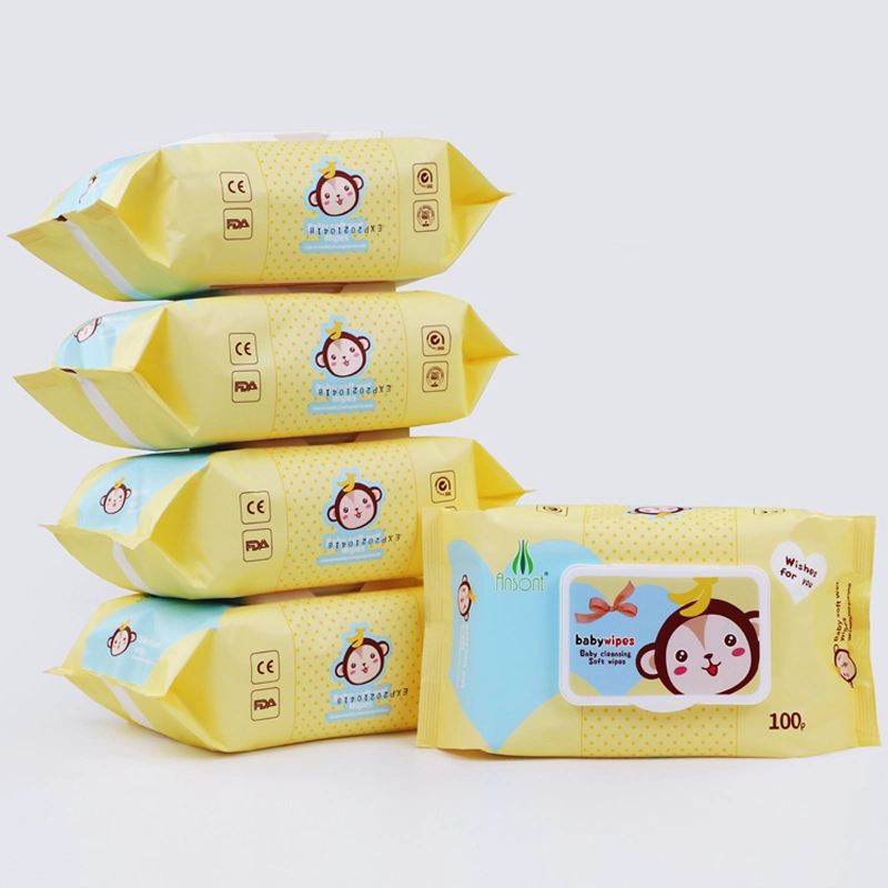 Customized Logo and Specification Soft and Gentle Biodegradable Baby Wet Wipe