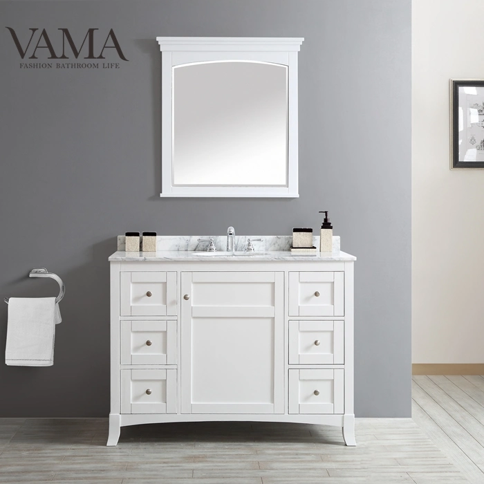 Vama de 48 pulgadas listo el cuarto de baño Muebles Armarios de vanidad 730048