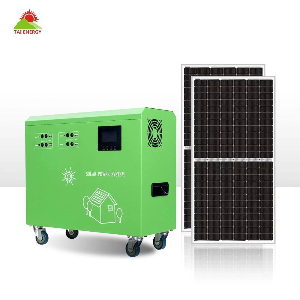 Small Residential Solar Panel Cabin Kit 300W 500W Mini Portable System