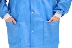 Disposable Hospital Uniform Men and Women Medical Lab Coats