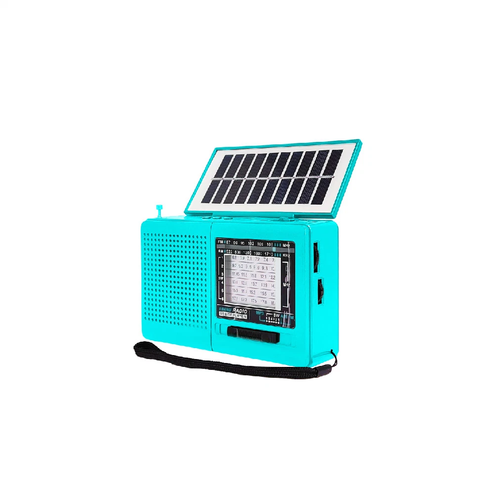 Sustainable Solar Powered Am/FM Radio for Renewable Energy Enthusiasts